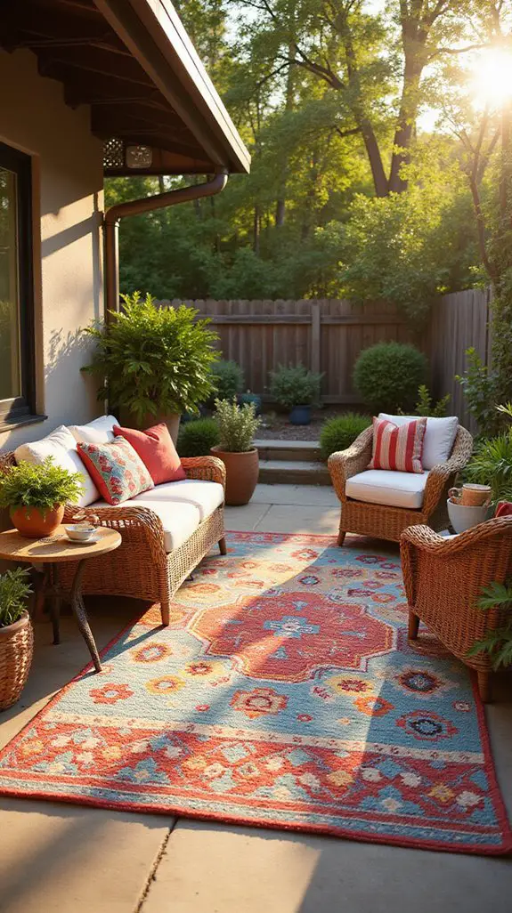 cozy outdoor rug options