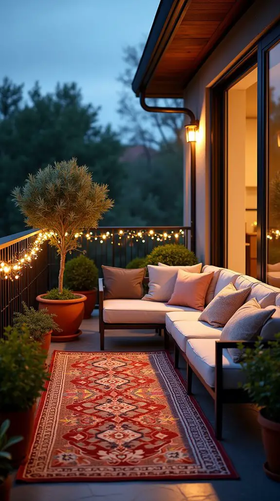 cozy stylish outdoor retreat