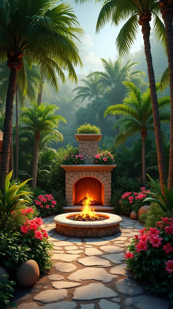 cozy sunken fireplace designs