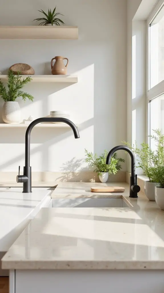 cream quartz countertop benefits