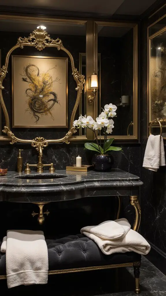 creative bathroom wall art