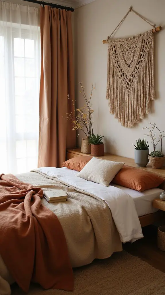 earthy tones create serenity