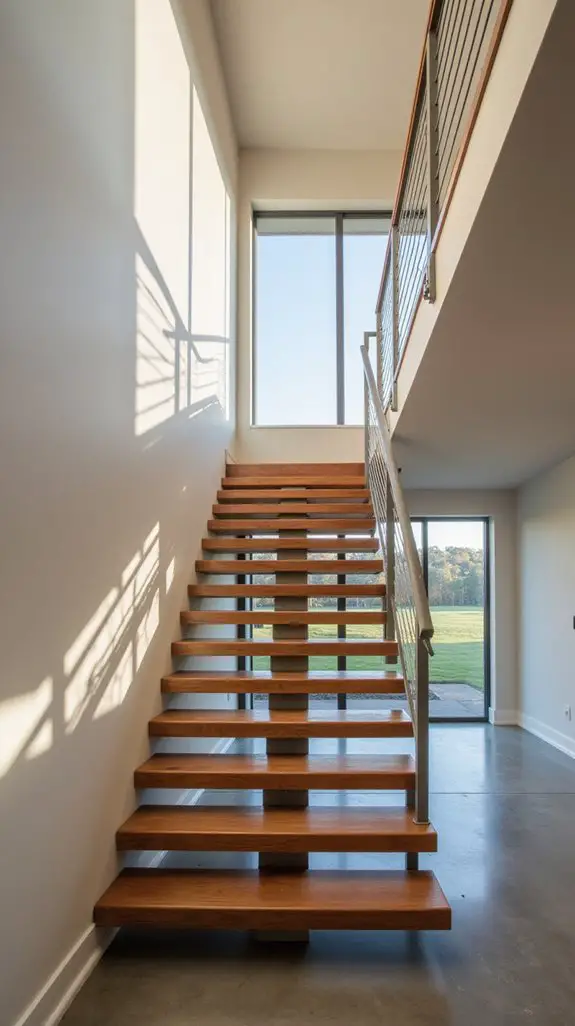 elegant airy staircase design