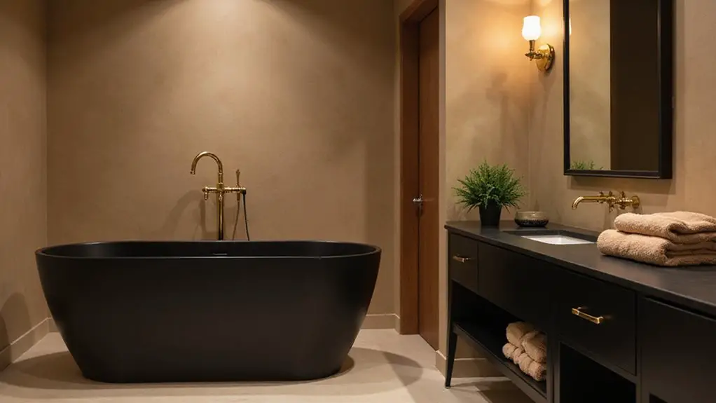 elegant black and tan design