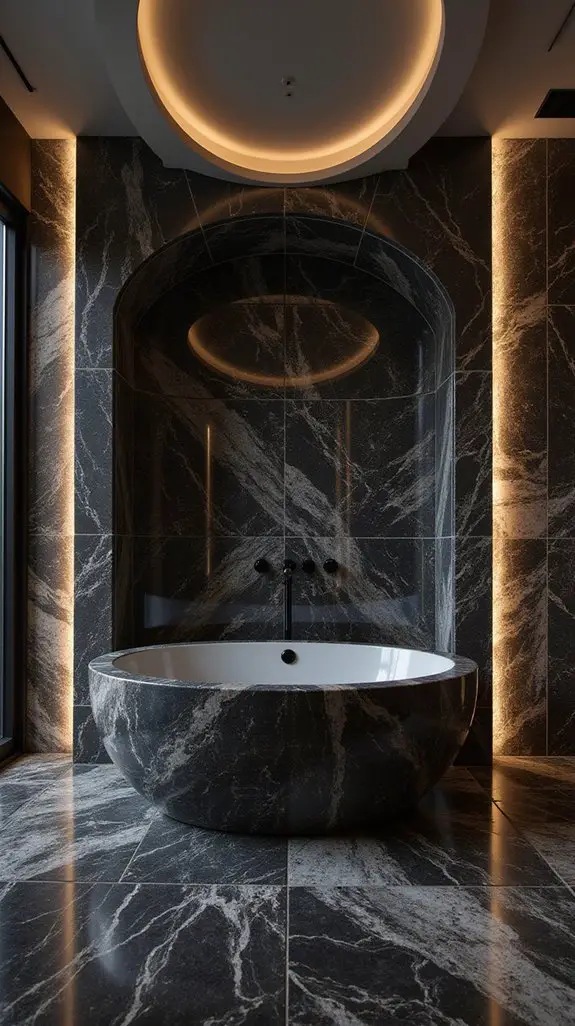 elegant black marble patterns