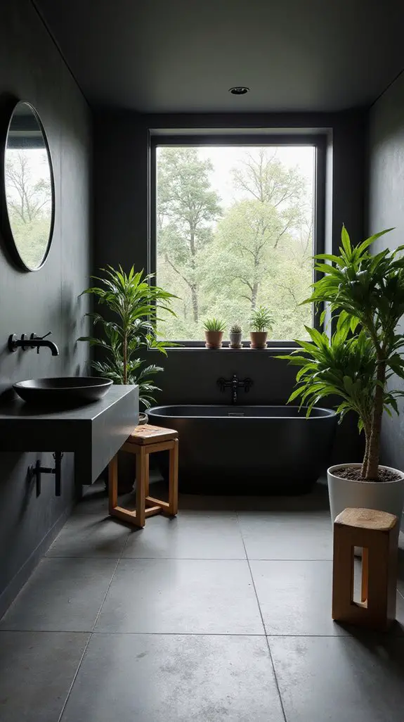 elegant minimalism in bathrooms