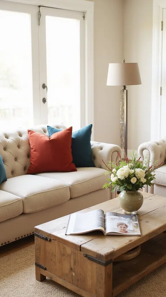 elegant tufted sofa charm