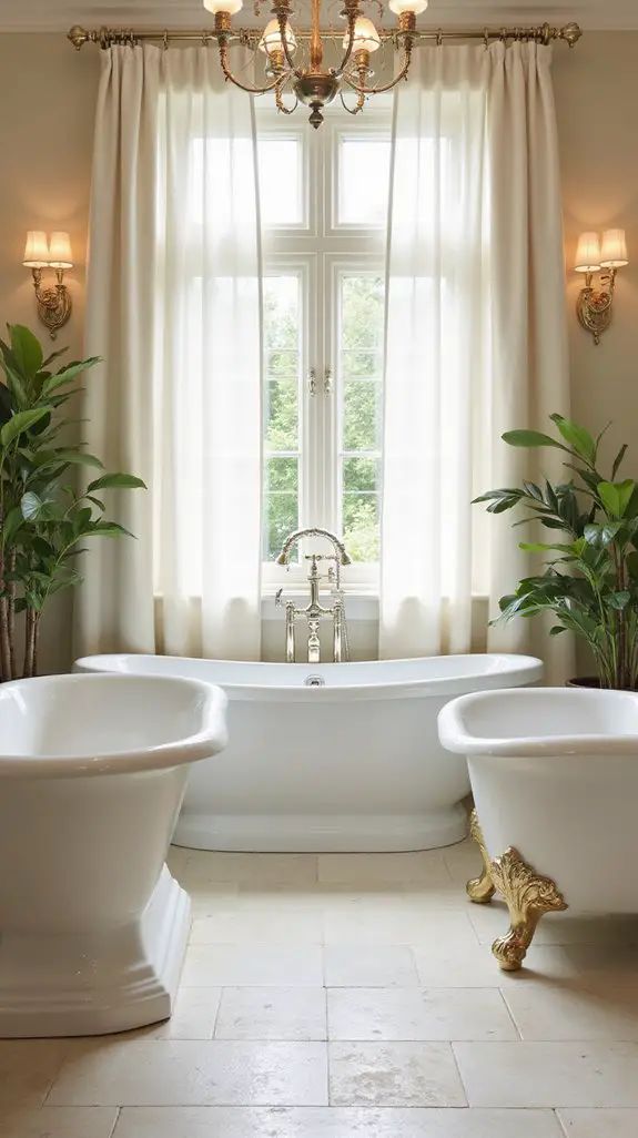 elegant white bathtub varieties