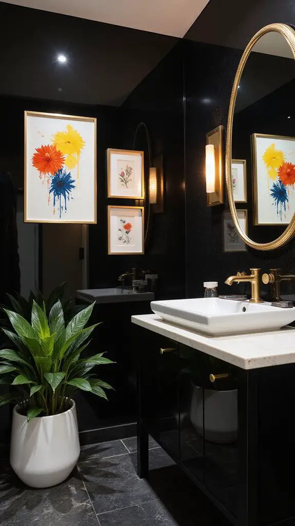 elevate bathroom aesthetic creatively