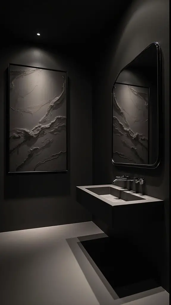elevate bathroom with art