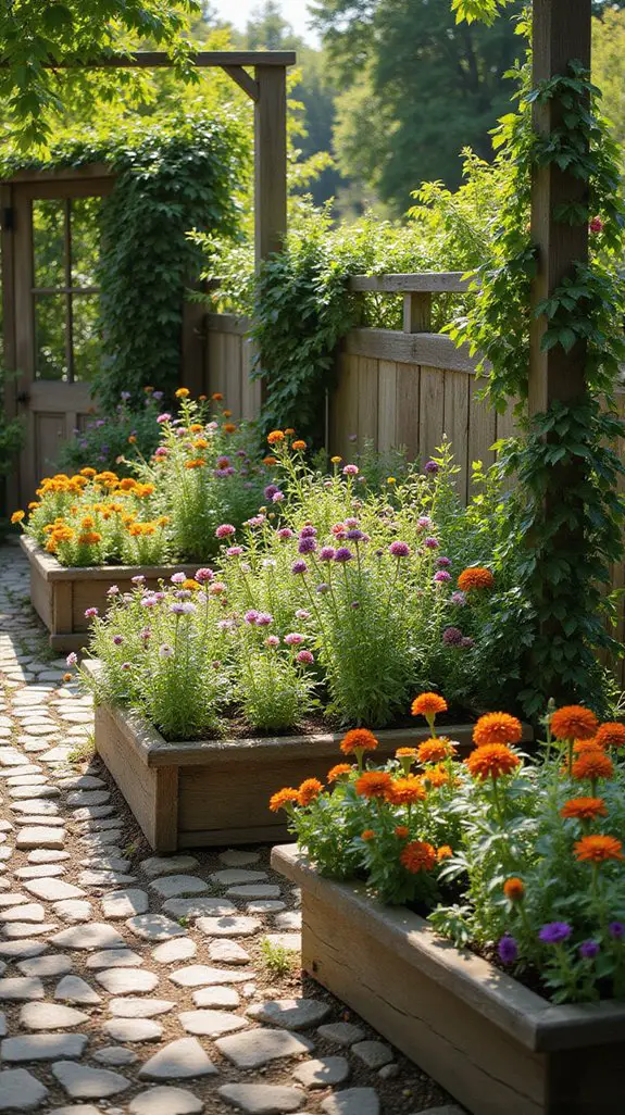 enchanted raised bed gardens