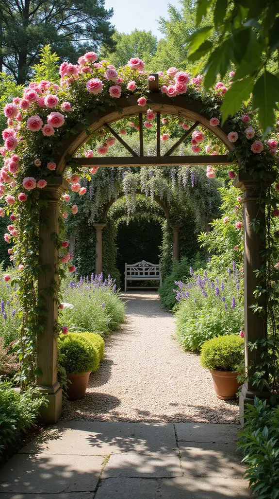enchanting outdoor structures enhance gardens