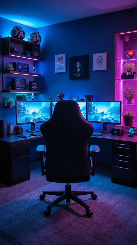 enhanced multi screen gaming setup