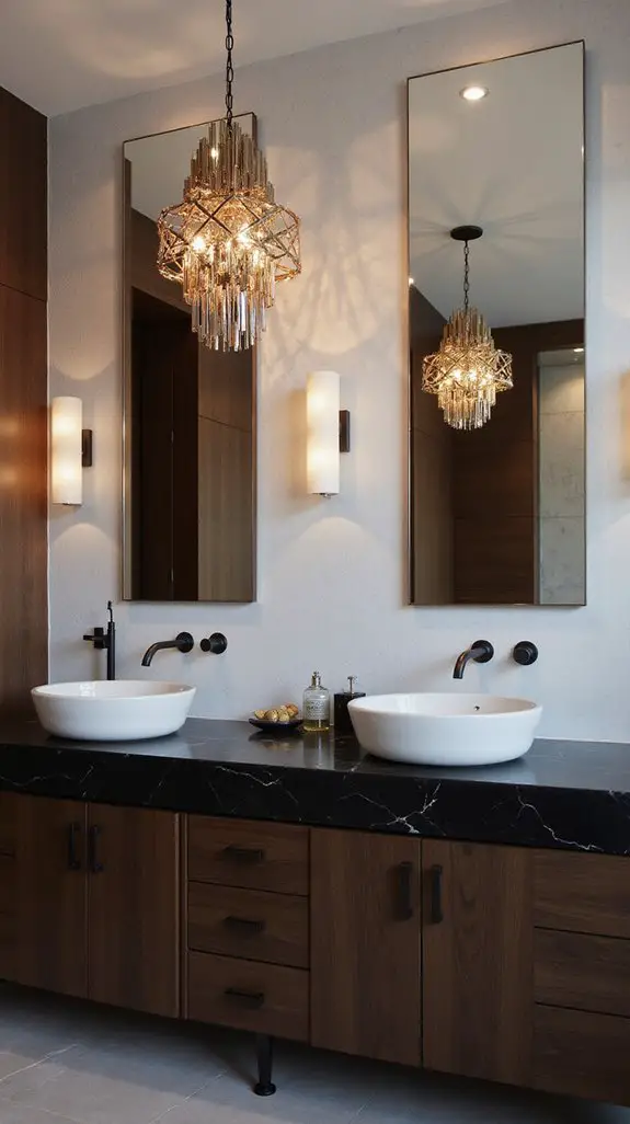 enhancing bathrooms with lighting