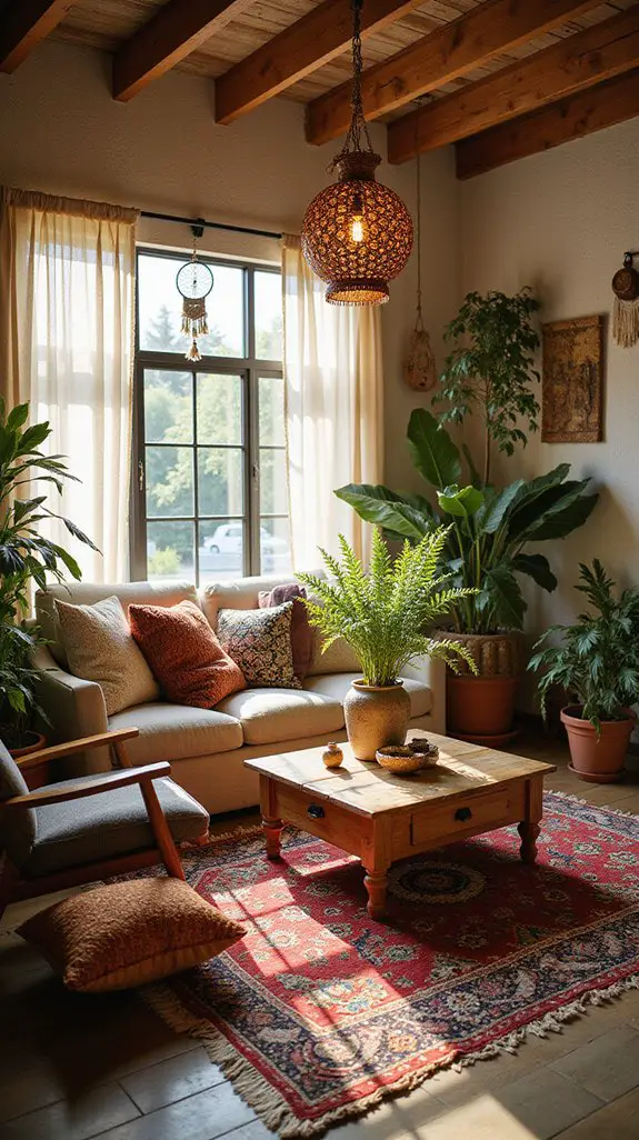 exotic textiles and decor