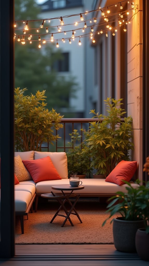 flexible modular balcony seating