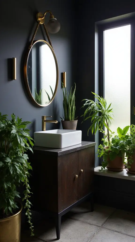 fresh greenery for serenity