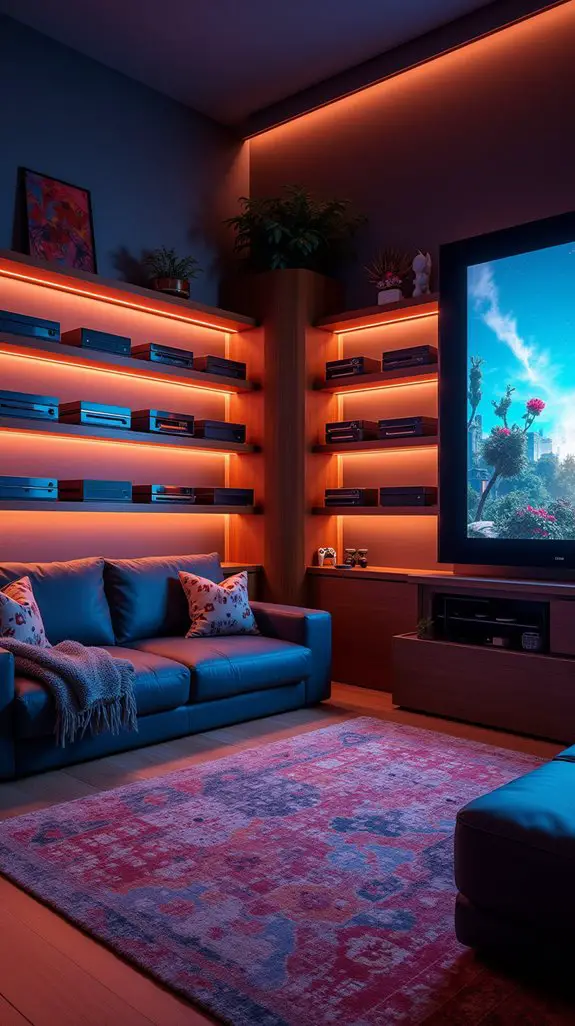 gaming console display ideas