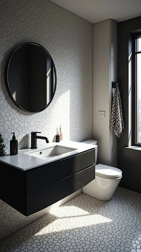 geometric bathroom design inspiration