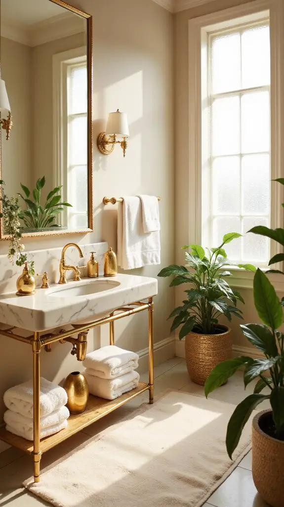 gold and cream elegance