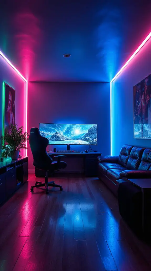 immersive dynamic neon lighting