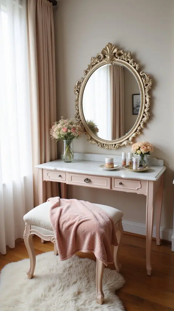 indulgent vanity stool comfort