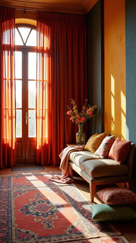 layered textiles for coziness