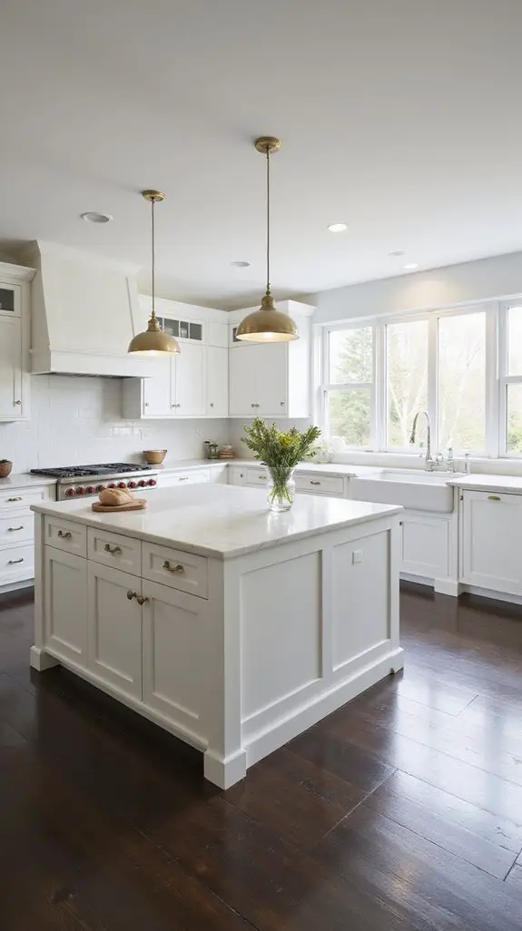 light walls dark floors