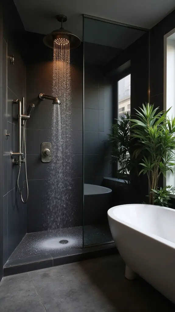 luxurious creative shower designs