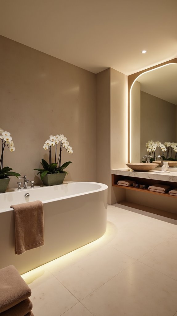 luxurious serene spa retreat