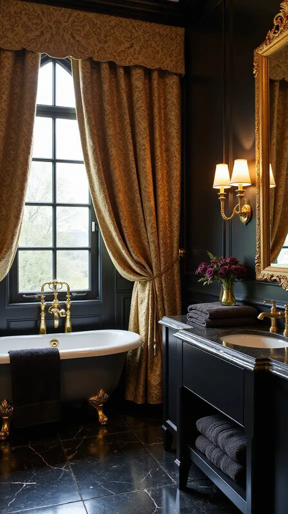 luxurious textiles elevate bathrooms