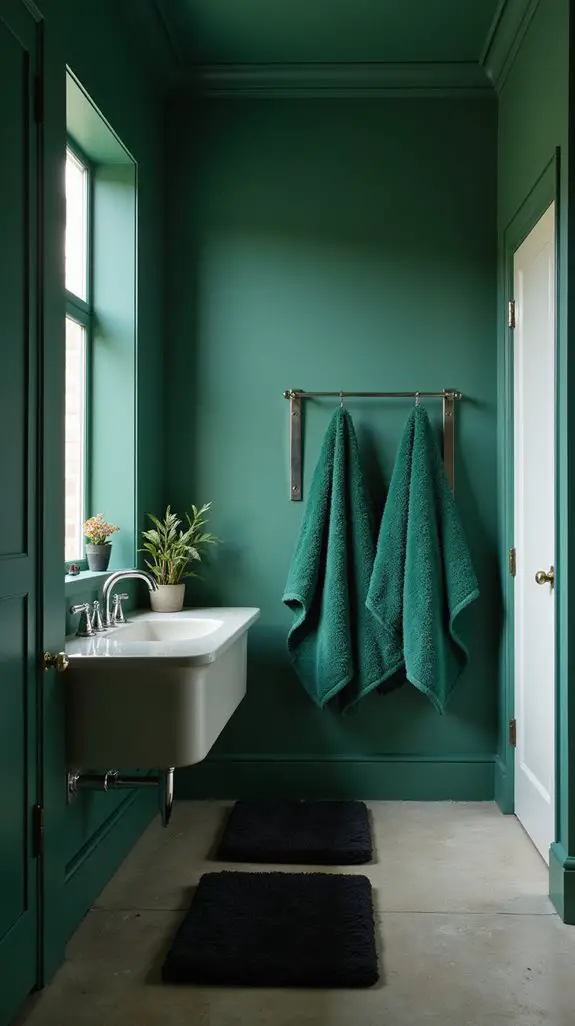 luxurious towels and mats