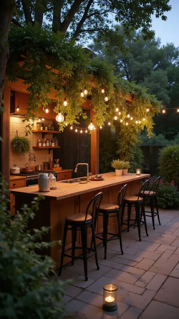 magical outdoor string lights