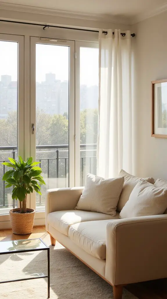 maximize sunshine in studio