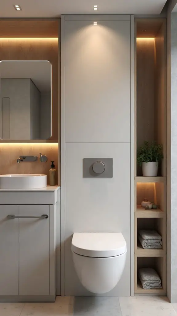 maximizing bathroom storage space