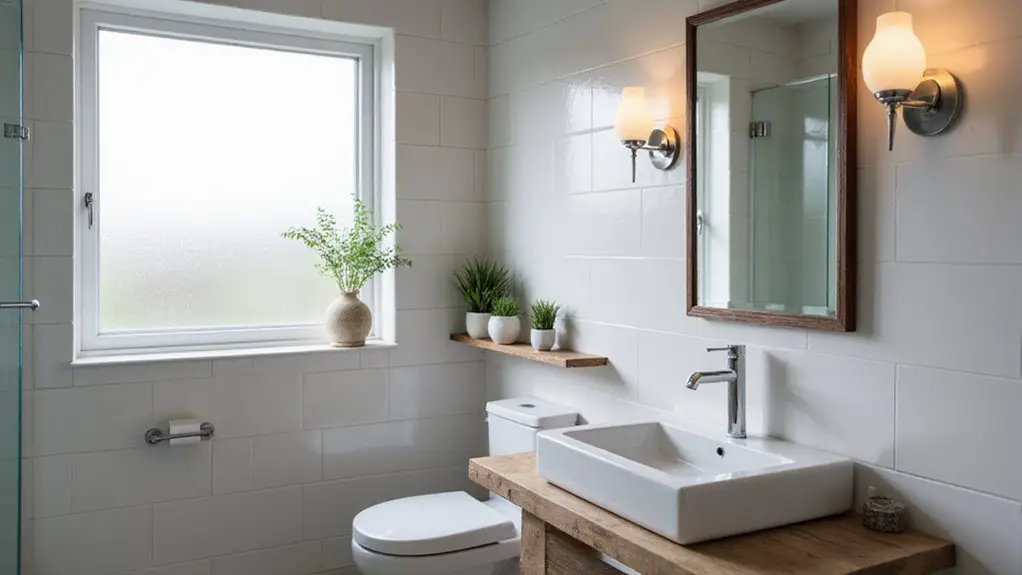 maximizing space in bathrooms