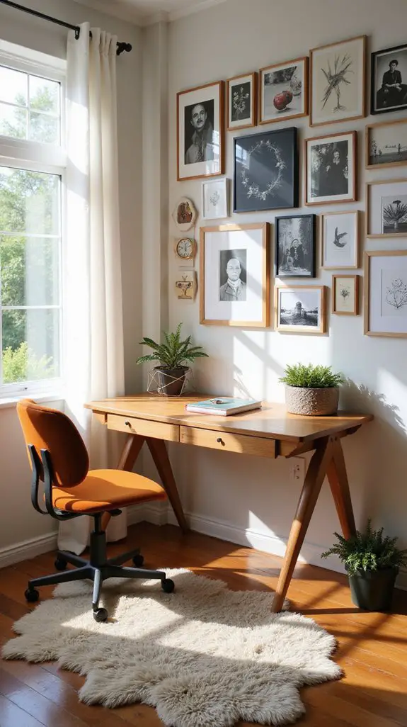 meaningful personalized workspace decor