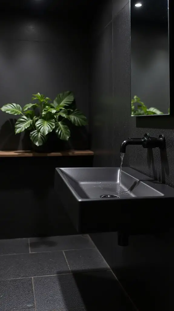 minimalist black elegance enhances functionality