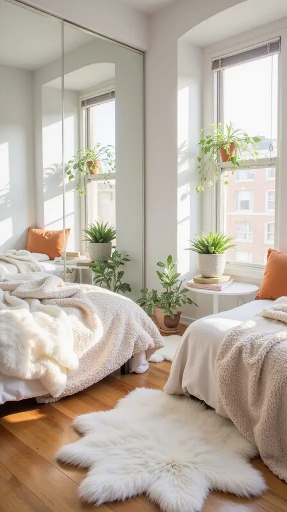 mirrors expand small spaces