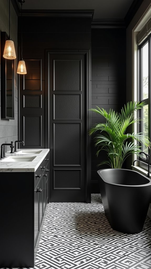 modern elegance in bathrooms