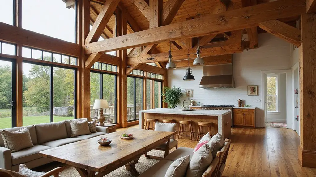 modern warm barndominium designs