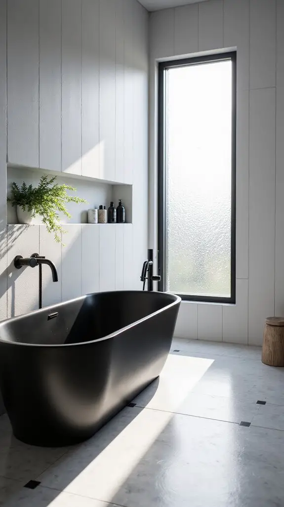 natural light bathroom oasis