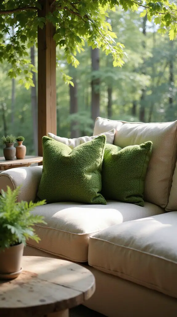 natural outdoor inspired sofas