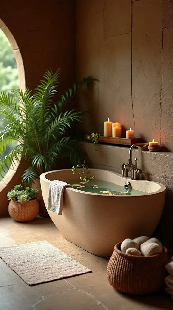 natural spa retreat elements