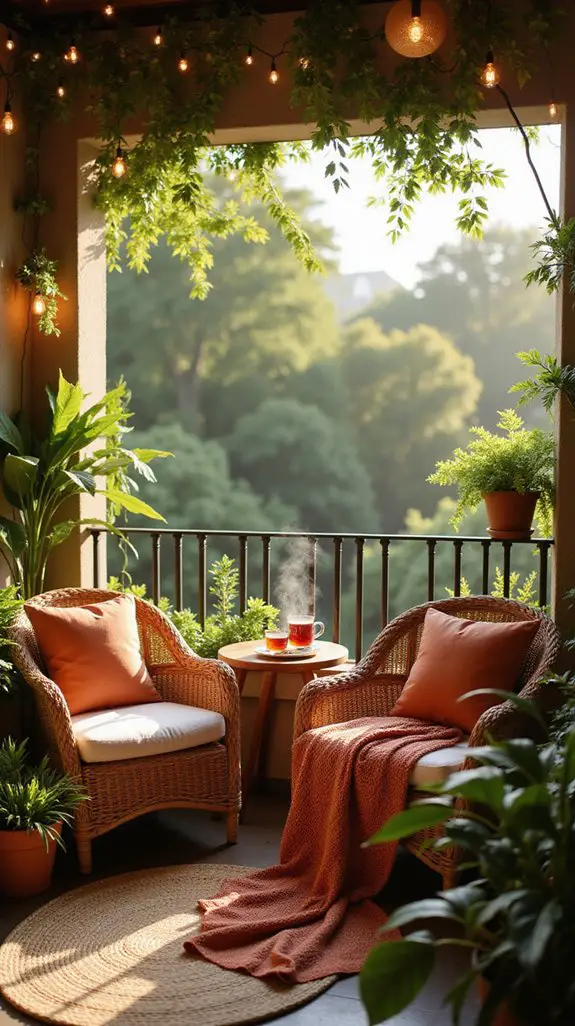 personal oasis balcony retreat