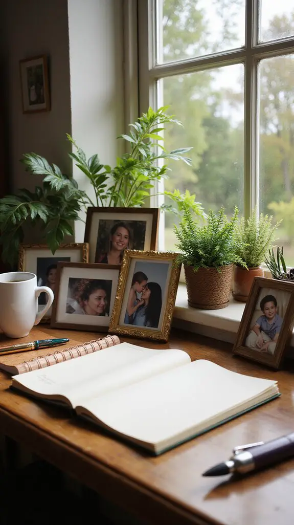 personalize workspace with photos