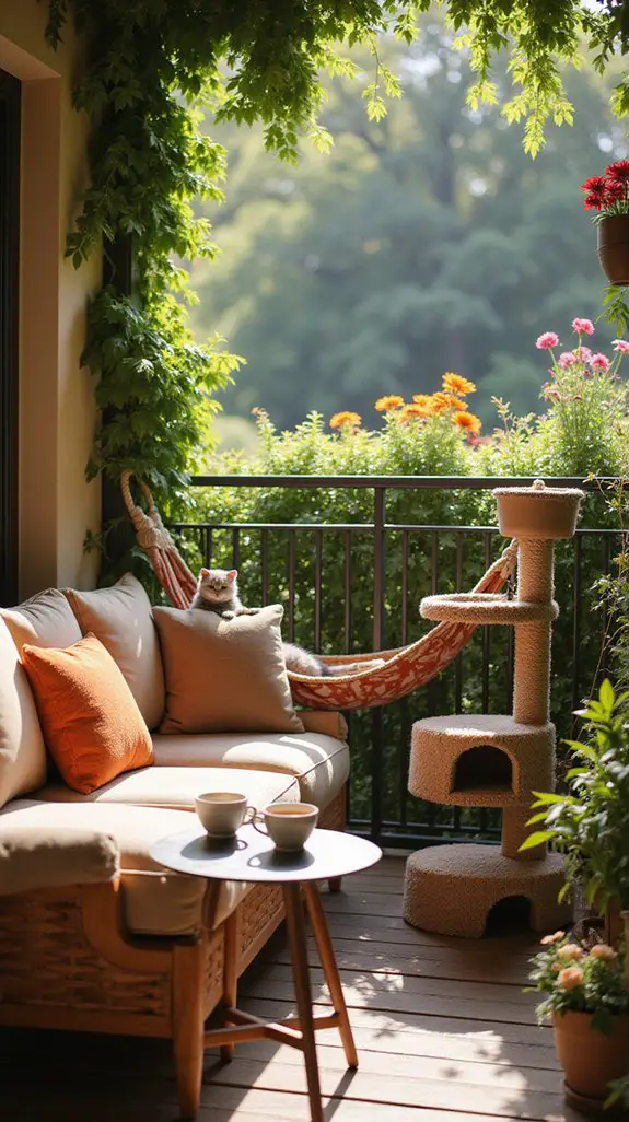 pet friendly balcony retreat