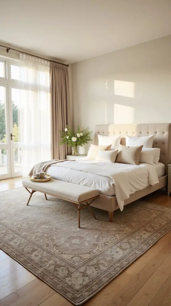 plush rugs create comfort