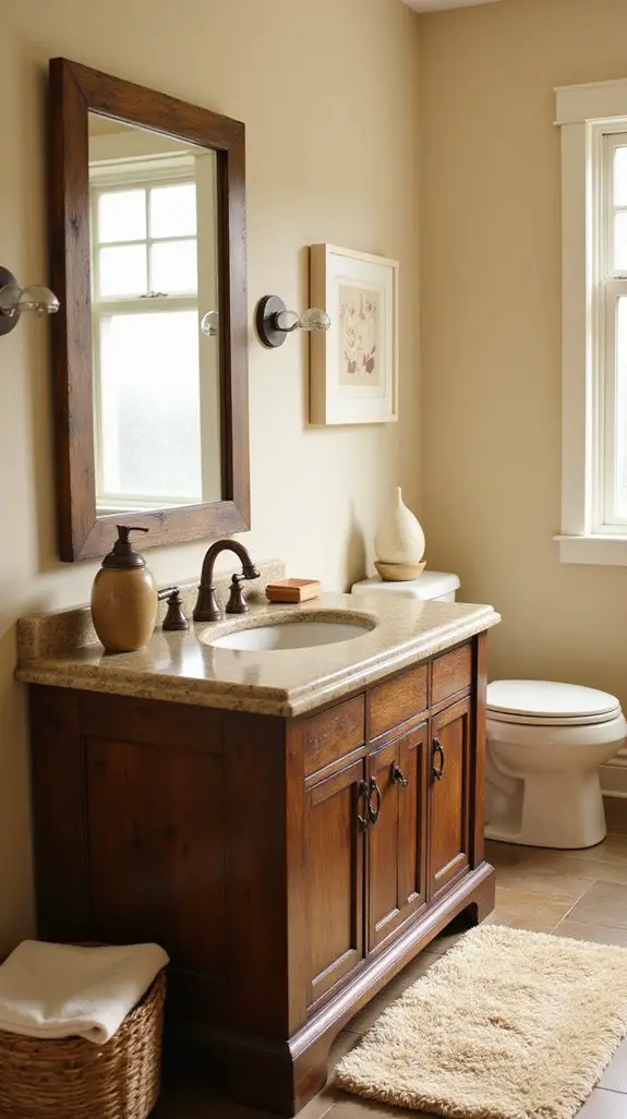 rustic charm for bathrooms