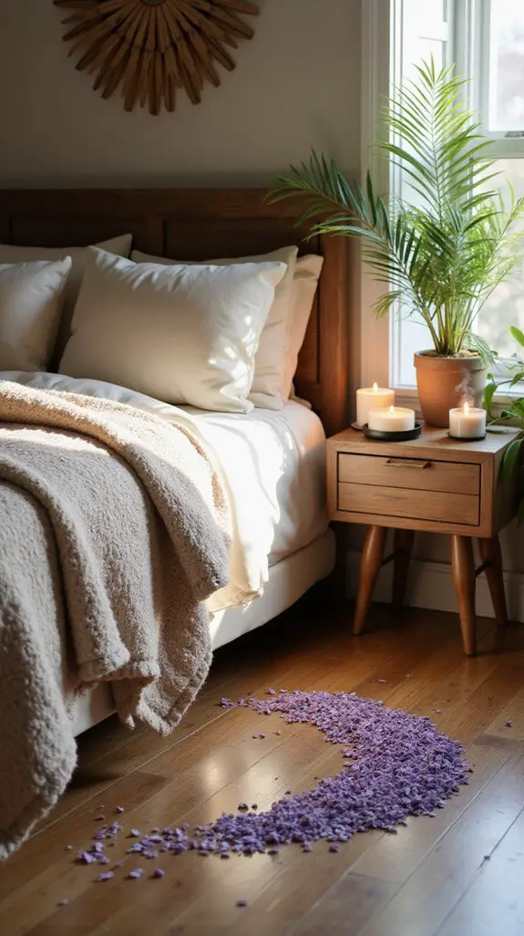 scented candles create ambiance